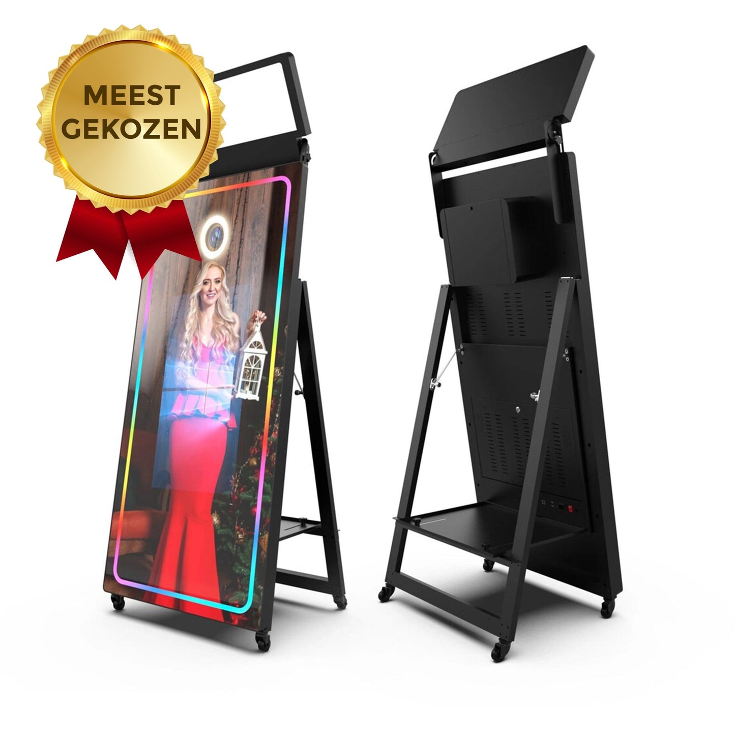 Boek een Mirror Photobooth voor 4 uur - Fun Party Rentals