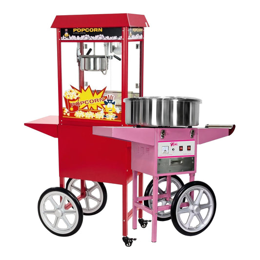 Boek de SUIKERSPIN + POPCORN kortingsbundel (2 uur) - Fun Party Rentals