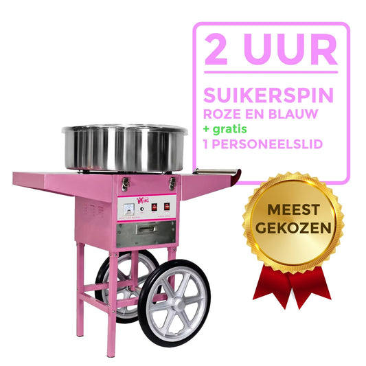 Boek een Suikerspin Machine voor 2 uur - Fun Party Rentals