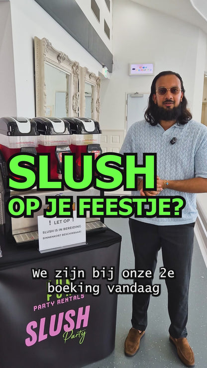 Boek een Slush Machine voor 4 uur (incl. 1 onderhoud personeelslid)